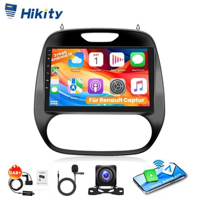 DAB+ Für Renault Captur 2013-2019 Navi GPS Android 15 Autoradio Apple Carplay BT