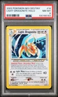 2002 Pokemon Neo Destiny Light Dragonite-Holo PSA 8