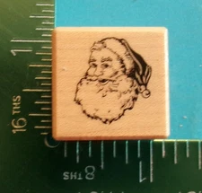 PSX Designs A-327 SANTA CLAUS HEAD Christmas Rubber Stamp
