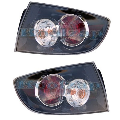 For 07 08 09 Mazda3 Sedan Taillight Taillamp Rear Brake Light Tail Lamp SET PAIR