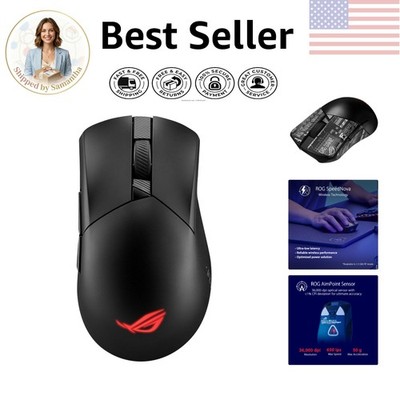 79g ROG Gladius III Wireless Mouse - Ergonomic Design, 36K DPI, Pro Connectivity