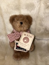 NWT Boyds Bears MISS BEA WISE 903045 2003 8  Plush     1 Teacher  Chalkboard
