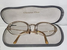 Christian Dior CD2039 Gold 40K RX Vintage Luxury-Made in Austria Eyeglasses 