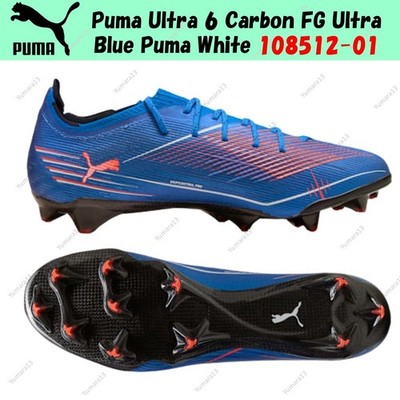 Puma Ultra 6 Carbon FG Ultra Blue Puma White 108512-01 Men's Size