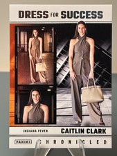 2025 Panini Caitlin Clark Chronicled Dress for Success #61 Caitlin Clark Indiana