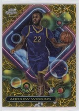 2023 Topps Cosmic Chrome Gold Interstellar Refractor 44/50 Andrew Wiggins 0wu6
