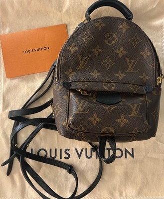 Louis Vuitton Palm Springs Backpack Mini Brown Canvas Monogram