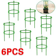 Adjustable Garden Plant Support Cages Climbing Trellis Ring Tomato Stand Cage X6