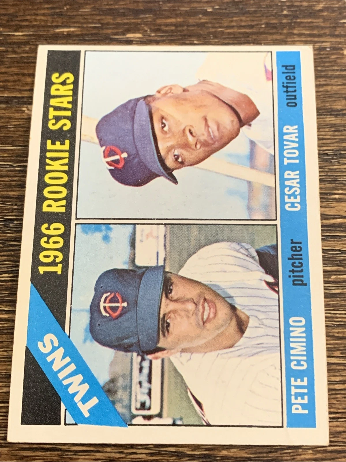 1966 TOPPS CESAR TOVAR PETE CIMINO #563 RC HIGH SERIES TWINS VG-EX+ OR BETTER