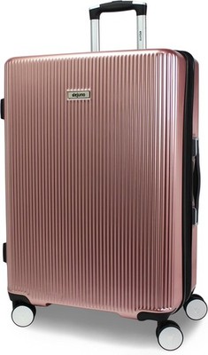 Dejuno 26 Inch Polycarbonate Spinner Luggage Suitcase - Rose Gold  ( TSA Lock )