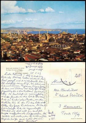 Istanbul Konstantinopel | Constantinople Blick über die Stadt 1967