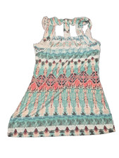 American Rag Cie Tie Dye Tank Top Xxs - Peach Sea Foam Lace American Rag Cie Tie Dye Tank Top Xxs - Peach Sea Foam Lace