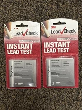2 LeadCheck Swabs Instant Lead Test Kits Detects Lead on Paint Metal Wood 3M Lot