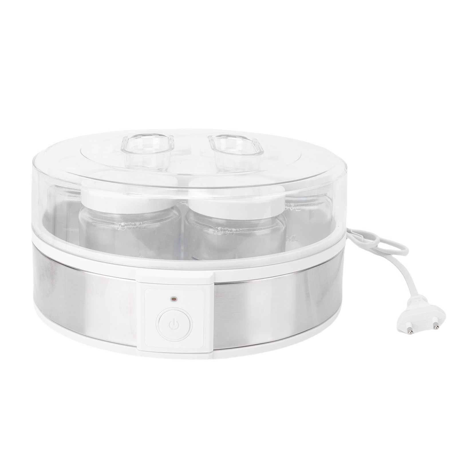 20W Electric Yogurt Maker With 7 Glass Cups Portable Homemade Greek Yogurt