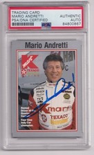 Mario Andretti Cards and Autographed Memorabilia Guide 18