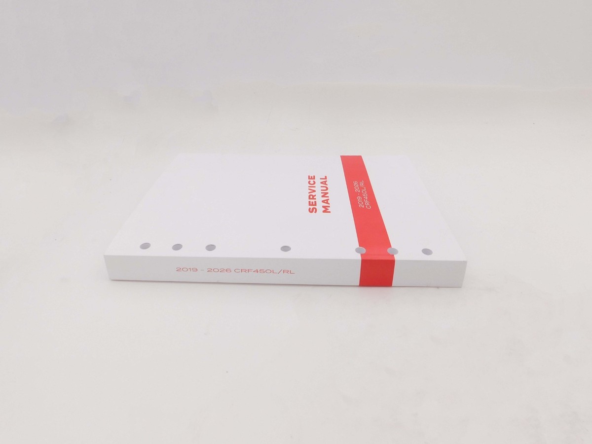 HONDA SERVICE MANUAL BOOK 2019-26 CRF450L CRF450RL OEM NEW GENUINE