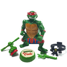 TMNT HEAD DROPPIN RAPH figure C 100  COMPLETE original 1989 Playmates