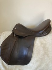 17,5 Zoll Lemetex Jump/GP Sattel, braunes Leder