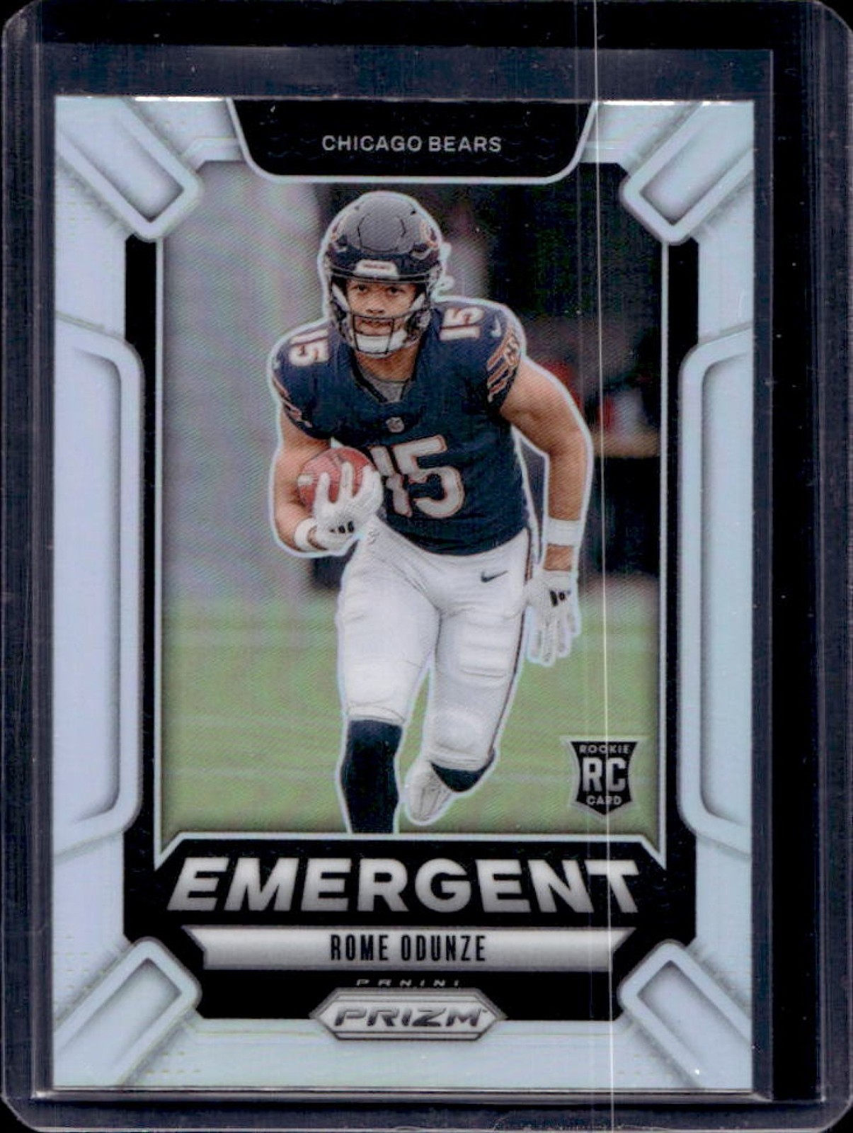 2024 Prizm Rome Odunze Emergent RC Silver Rookie #11 Bears