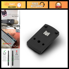 Dovetail Red Dot Mounting Plate for Glock Pistols - Non-MOS Compatible with Holo