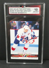 2021-22 Tim Horton's UD Canvas Moments Wayne Gretzky KSA 10 Gem Mint