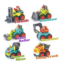 NEW 6 Piece Super Construction Vehicle Set. Toddler Toys Ages 18 Months SEALED
