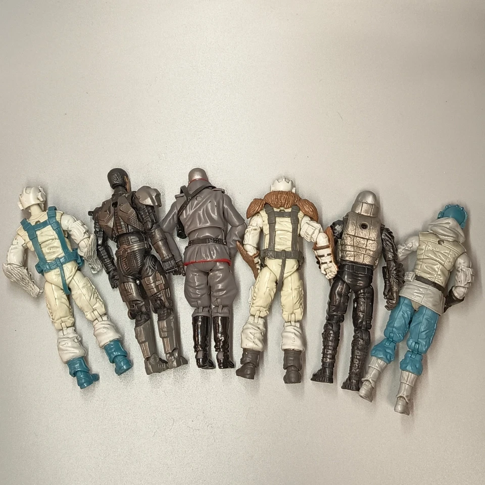 GI JOE Lote de 6 3.75" Figura Destructor Serpiente de Nieve Neo Viper Rise of Cobra 2009 Foto 2 de 2