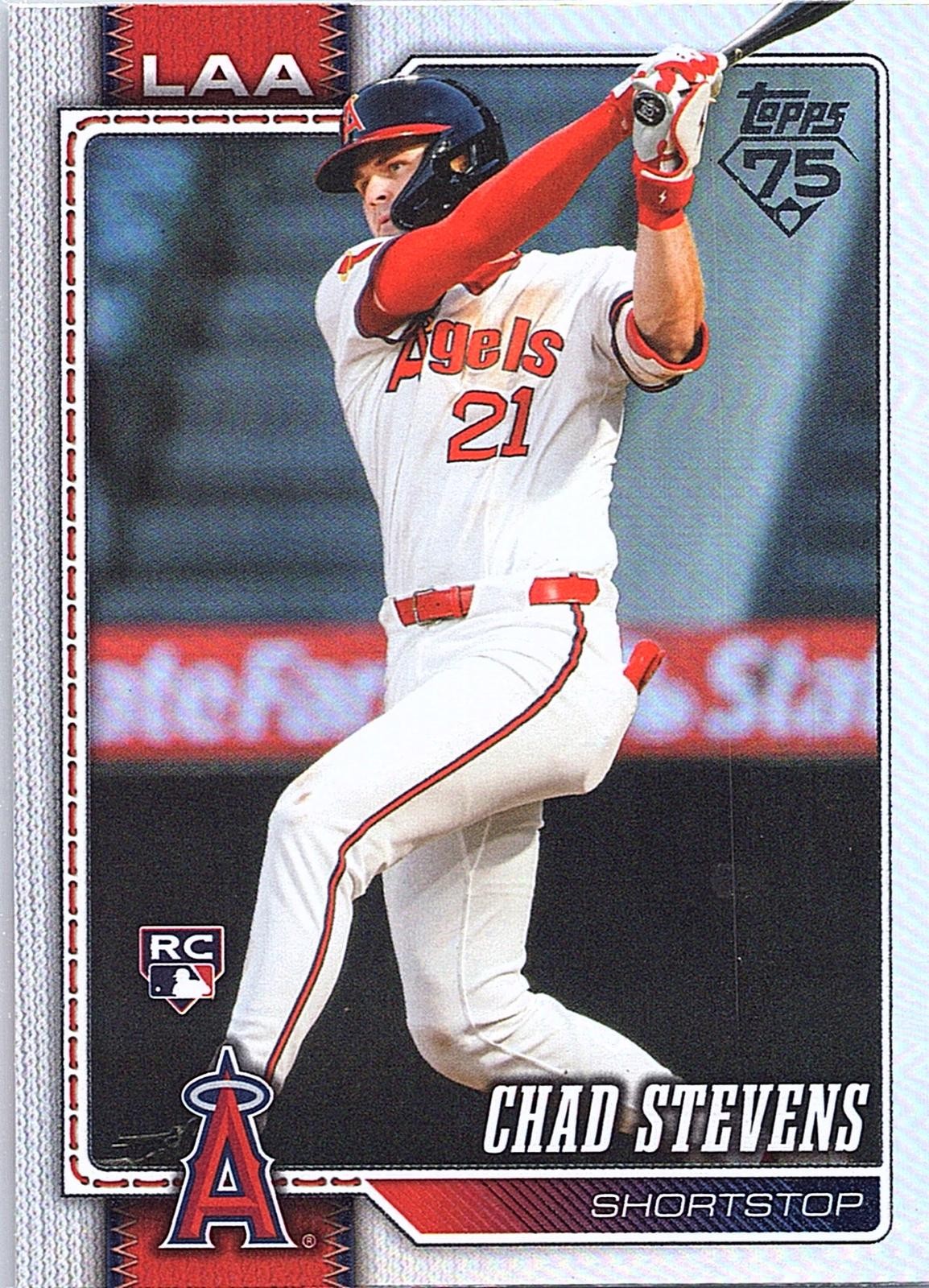 2026 Topps #232 Chad Stevens Rainbow Foil