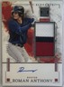 2025 Panini Impeccable #EJA-RA Roman Anthony Elegance Jersey Auto #55/99 RED SOX
