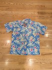 Reyn Spooner M Hawaiian Shirt Tropical Loud Vibrant Floral Button Classic Fit M7