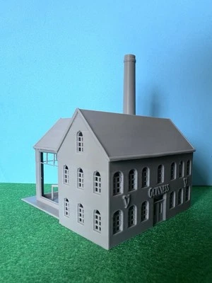 N Scale 1:160 Brewery Building 3D Printed Model Kit Unpainted Diorama