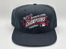 Vintage Indians Snapback Hat New Era Baseball Cap 1997 American League NEW