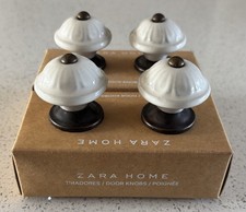Zara Home 4 Ceramic Door Knobs. Brand new in box