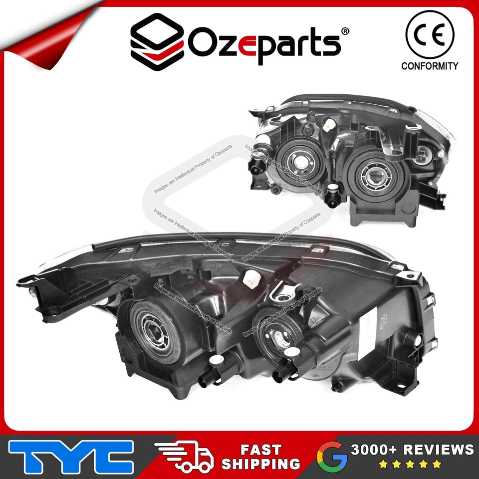 Set / Pair LH+RH Head Light Lamp For Toyota RAV4 ACA30 Series 2 2008~2012 4 Cyl - Image 2 of 4