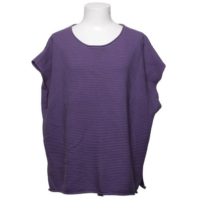Gudrun Sjödén, Top, Größe: XL, Lila, Bio-Baumwolle, Streifen, Rippenstrick #saQ