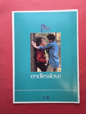 Endless Love (1981)Movie Program Brooke Shields Franco Zeffirelli