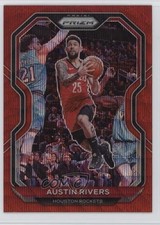 2020-21 Panini Prizm Ruby Wave Prizm Austin Rivers #182 12zi