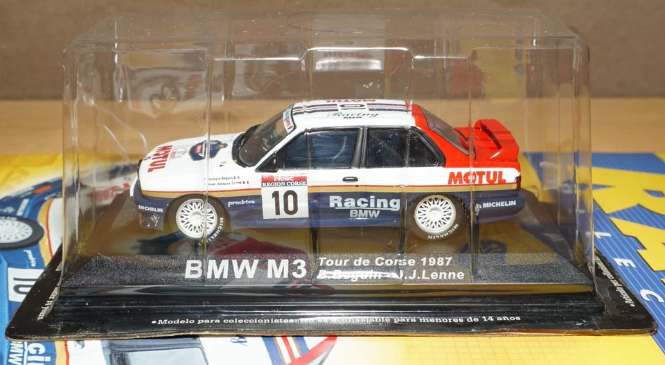 Bmw M3 Rally Tour de Corse 1987 Deagostini 1:43 Modellismo Statico 1/43 auto - Immagine 2 di 4