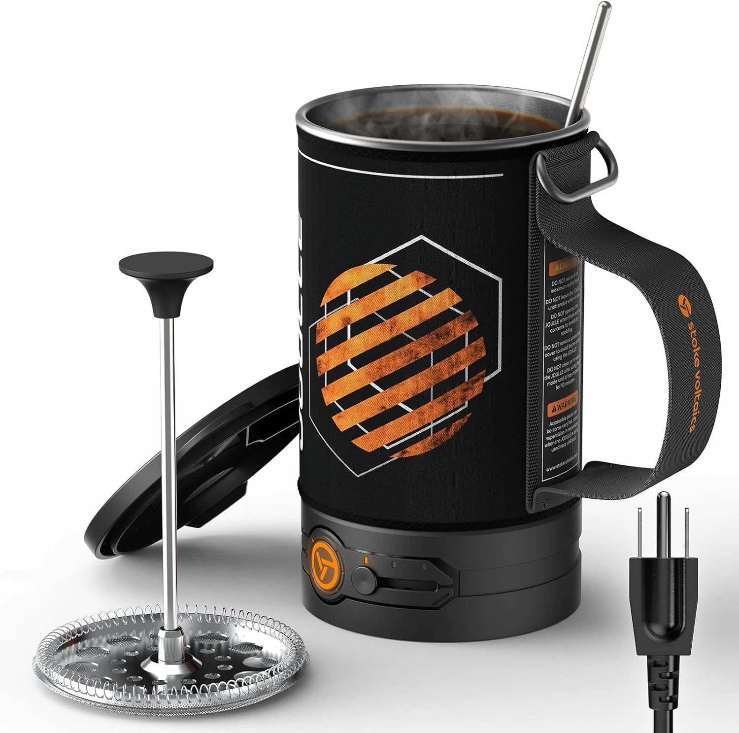 Premium Electric French Press Coffee Maker for Perfect Brews Every Time