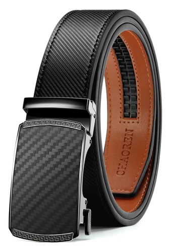 SENDEFN Cintura Uomo, Cintura Uomo Pelle Con Cricchetto Automatica Larghezza 35 Mm Trim Regolabile Per Adattars Cinture Adatto Per Abbigliamento Da Lavoro E Casual Con Confezione Regalo 127561156