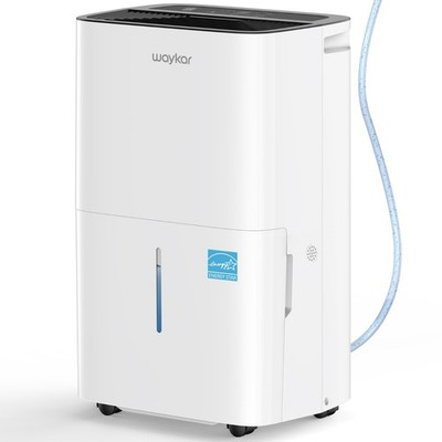 Waykar 80/120/150 Pint Energy Star Dehumidifier For Home, Basement & Large Space