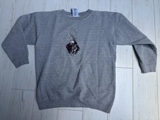 Vintage Y2K Birdhouse Skateboards Tony Hawk Sweatshirt Pullover Grau M selten!