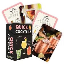 Quick Cocktails: 55 Step-By-Step Recipes Using 5 Ingredients or Less [Gift/Card]