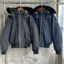 Moose Knuckles Men's and Women's Outdoor Leisure Fashion Parka Coat