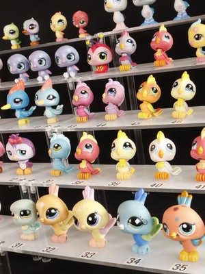 LPS Vögel, Littlest Pet Shop Original Authentic Hasbro, Geflügel Vintage