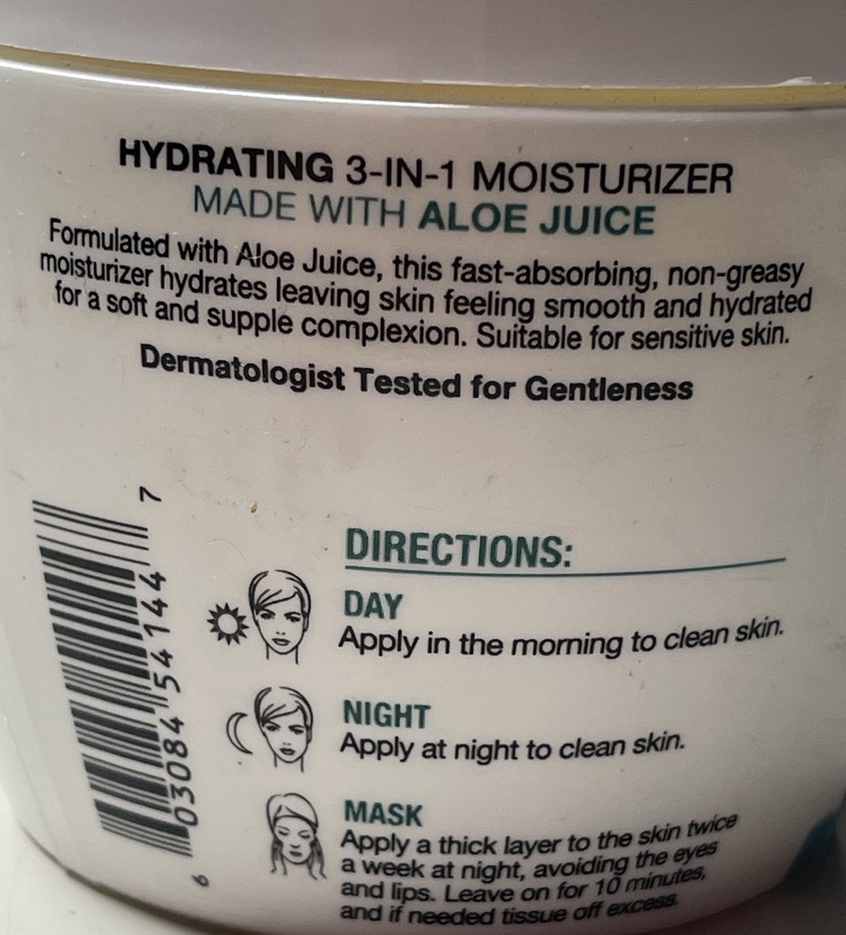Garnier SkinActive 3-in-1 Face Moisturizer Mask with Aloe For Dry Skin 6.75 oz