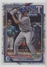 2024 Bowman Draft Chrome Sparkle Refractor 81/200 Braylin Morel #BDC-169 7mb