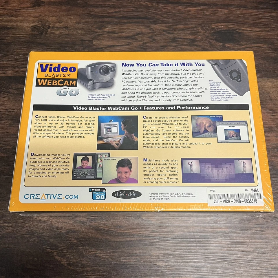 Creative CT6860 Video Blaster WebCam Go NOS Sealed - Image 2 of 4