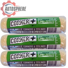Starke 76512 Paint Roller Cover 9" x 1/2" Nap Polyester - Smooth Finish 3-Pack