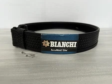 Bianchi Model AccuMold Elite Duty Belt, 2.25" (51") Black Work Wear New
